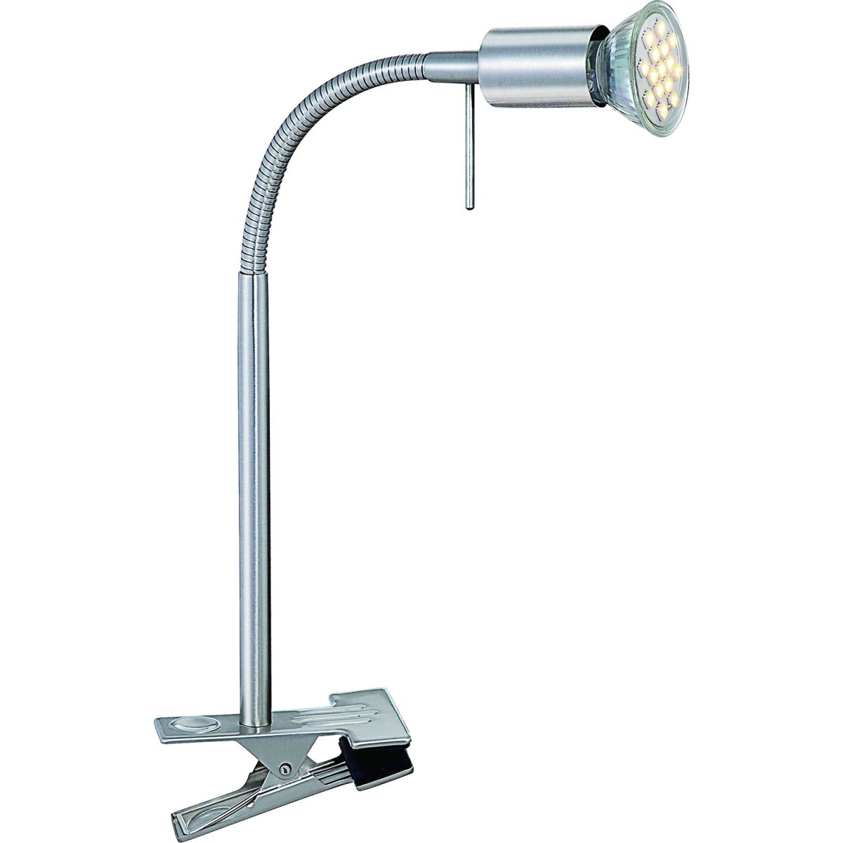 Настольная лампа Globo 57300-1K, матовый никель, GU10 LED, 1x3W 57300-1K