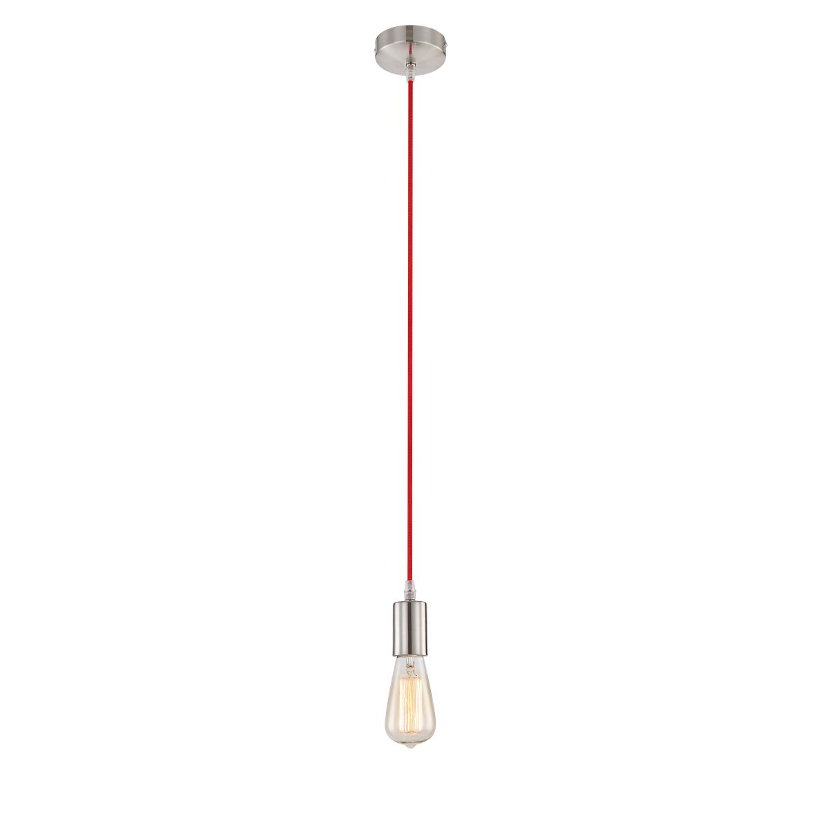 Светильник подвесной Globo A13, матовый никель, E27, 1x60W A13