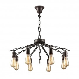 Люстра подвесная Kristen TL1181H-08BK Toplight - Подвесная люстра Toplight Kristen TL1181H-08BK