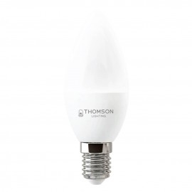 Лампа светодиодная Thomson E14 6W 6500K свеча матовая TH-B2307 - Лампа светодиодная Thomson E14 6W 6500K свеча матовая TH-B2307