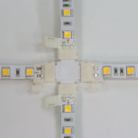 Коннектор X-образный для светодиодной ленты 2835SMD 12V Feron (10 шт) LD190 23137 - Коннектор X-образный для светодиодной ленты 2835SMD 12V Feron (10 шт) LD190 23137