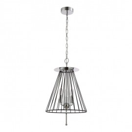 Подвесная люстра Crystal Lux Modesto SP3 Black/Chrome - Подвесная люстра Crystal Lux Modesto SP3 Black/Chrome