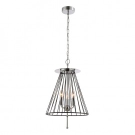 Подвесная люстра Crystal Lux Modesto SP3 Black/Chrome - modesto_sp3_black_chrome_1