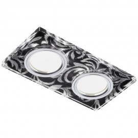 Встраиваемый светодиодный светильник Ambrella light Led S234/2 BK/CH/WH - Встраиваемый светодиодный светильник Ambrella light Led S234/2 BK/CH/WH