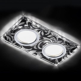 Встраиваемый светодиодный светильник Ambrella light Led S234/2 BK/CH/WH - s234_2_bk_c_____1