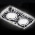 Встраиваемый светодиодный светильник Ambrella light Led S234/2 BK/CH/WH - s234_2_bk_c_____1