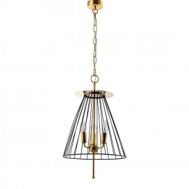 Подвесная люстра Crystal Lux Modesto SP3 Black/Gold - Подвесная люстра Crystal Lux Modesto SP3 Black/Gold