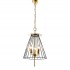Подвесная люстра Crystal Lux Modesto SP3 Black/Gold - modesto_sp3_black_gold_1
