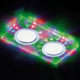 Встраиваемый светодиодный светильник Ambrella light Led S234/2 W/CH/M - s234_2___c__m_1