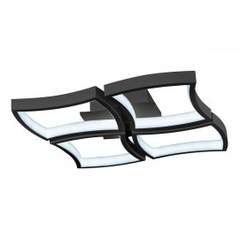 Потолочная светодиодная люстра iLedex Roomy 8196-4-X-T BK - 8196_4___t_bk_1