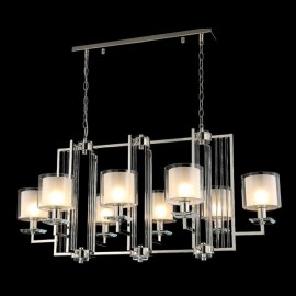 Подвесная люстра Crystal Lux Nicolas SP8 L1000 Gold/White - nicolas_sp8_l1000_gold__hite_1