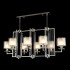 Подвесная люстра Crystal Lux Nicolas SP8 L1000 Nickel/White - nicolas_sp8_l1000_nickel__hite_1