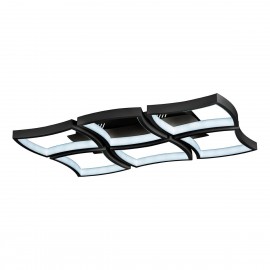 Потолочная светодиодная люстра iLedex Roomy 8196-6-X-T BK - 8196_6___t_bk_1