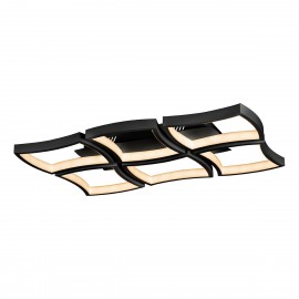 Потолочная светодиодная люстра iLedex Roomy 8196-6-X-T BK - 8196_6___t_bk_2