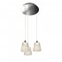 Подвесная светодиодная люстра iLedex Flora WD8007-3 CR - _d8007_3_cr_2
