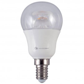 Лампа светодиодная Наносвет E14 7,5W 2700K прозрачная LC-P45CL-7.5/E14/827 L208 - Лампа светодиодная Наносвет E14 7,5W 2700K прозрачная LC-P45CL-7.5/E14/827 L208
