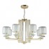 Подвесная люстра Crystal Lux Nicolas SP-PL8 Gold/White - Подвесная люстра Crystal Lux Nicolas SP-PL8 Gold/White