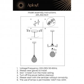 Подвесной светильник Aployt Sofi APL.302.16.01 - Подвесной светильник Aployt Sofi APL.302.16.01