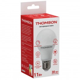 Лампа светодиодная диммируемая Thomson E27 11W 4000K груша матовая TH-B2160 - t__b2160_1