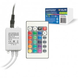 Контроллер для светодиодных лент RGB 12В Volpe ULC-Q431 RGB BLACK UL-00001113 - Контроллер для светодиодных лент RGB 12В Volpe ULC-Q431 RGB BLACK UL-00001113