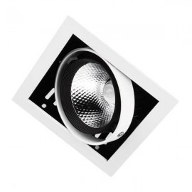 Встраиваемый светодиодный светильник Ambrella light Cardano T811 BK/CH 12W 4200K - Встраиваемый светодиодный светильник Ambrella light Cardano T811 BK/CH 12W 4200K