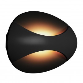 Настенный светодиодный светильник iLedex Flux ZD7151-6W BK Black+Gold - Настенный светодиодный светильник iLedex Flux ZD7151-6W BK Black+Gold