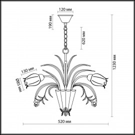 Подвесная люстра Odeon Light Merida 2652/3 - 2652_3_3