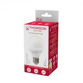 Лампа светодиодная Thomson E27 10W 3000K шар матовая TH-B2041 - t__b2041_1