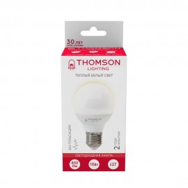 Лампа светодиодная Thomson E27 10W 3000K шар матовая TH-B2041 - t__b2041_2