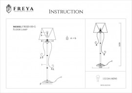 Торшер Freya Simone FR2020-FL-01-BG - fr2020_fl_01_bg_1