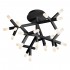 Потолочная светодиодная люстра iLedex Savage FS-017-X25 BK - fs_017__25_bk_1