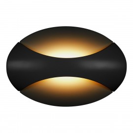 Настенный светодиодный светильник iLedex Flux ZD8151-5W BK Black+Gold - zd8151_5__bk_2