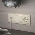 Выключатель Werkel двухклавишный проходной слоновая кость WL03-SW-2G-2W-ivory 4690389046179 - Выключатель Werkel двухклавишный проходной слоновая кость WL03-SW-2G-2W-ivory 4690389046179