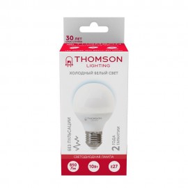 Лампа светодиодная Thomson E27 10W 6500K шар матовая TH-B2320 - t__b2320_2