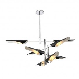 Подвесная люстра Crystal Lux Rafael SP8 Chrome - Подвесная люстра Crystal Lux Rafael SP8 Chrome