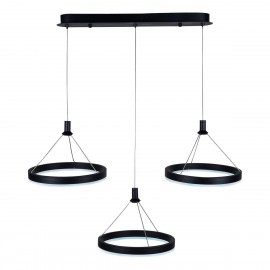 Подвесной светодиодный светильник iLedex Libra D075-3 BK - d075_3_bk_1