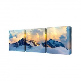 Модульная картина TL-M2059 Toplight - Модульная картина Вершины Toplight 150х50см TL-M2059