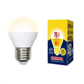 Лампа светодиодная E27 9W 3000K матовая LED-G45-9W/WW/E27/FR/NR UL-00003829 - led_g45_9_____e27_fr_nr_1