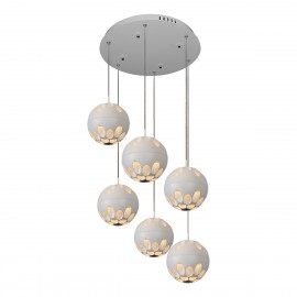 Подвесная светодиодная люстра iLedex Mob P1009-6 WH - p1009_6____2