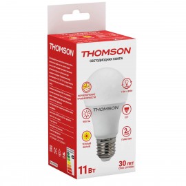 Лампа светодиодная Thomson E27 11W 3000K груша матовая TH-B2163 - t__b2163_1