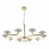 Подвесная люстра Crystal Lux Rebeca SP10 Gold - Подвесная люстра Crystal Lux Rebeca SP10 Gold