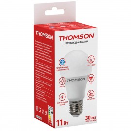 Лампа светодиодная Thomson E27 11W 4000K груша матовая TH-B2164 - t__b2164_1