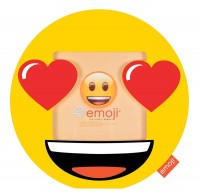 Фоторамка Innova PI09827 Ф/рамка 10*10cm Emoji smiley heart eyes , пластик (6/768) Б0037349