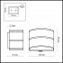 Настенный светильник Odeon Light Aster 2782/1WA - 2782_1_a_1
