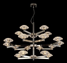 Подвесная люстра Crystal Lux Rebeca SP5+10+5 Nickel - Подвесная люстра Crystal Lux Rebeca SP5+10+5 Nickel