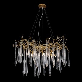 Подвесная люстра Crystal Lux Reina SP8 D1000 Gold Pearl - reina_sp8_d1000_gold_pearl_2