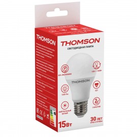 Лампа светодиодная Thomson E27 15W 4000K груша матовая TH-B2010 - t__b2010_1