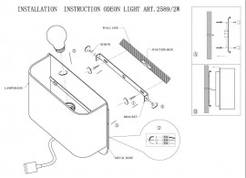 Настенный светильник Odeon Light Bostri 2589/2W - 2589_2__2