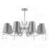 Подвесная люстра Crystal Lux Renata Renata SP8 Silver - Подвесная люстра Crystal Lux Renata Renata SP8 Silver
