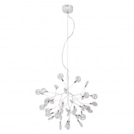 Подвесная люстра Crystal Lux Evita SP36 White/Transparent - Подвесная люстра Crystal Lux Evita SP36 White/Transparent